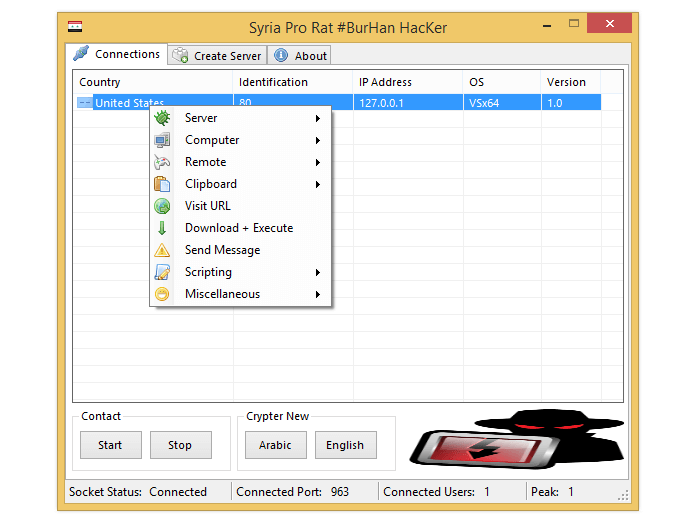 Syria Pro RAT [Windows Rat]