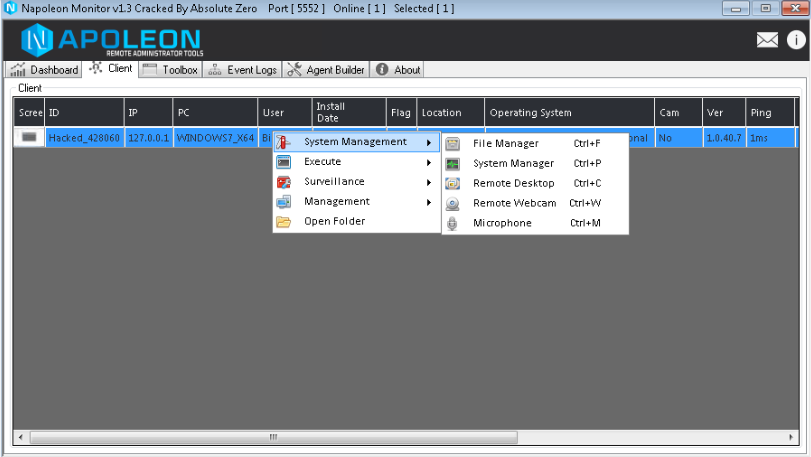 Napoleon Monitor v1.3 Cracked [Free Download]